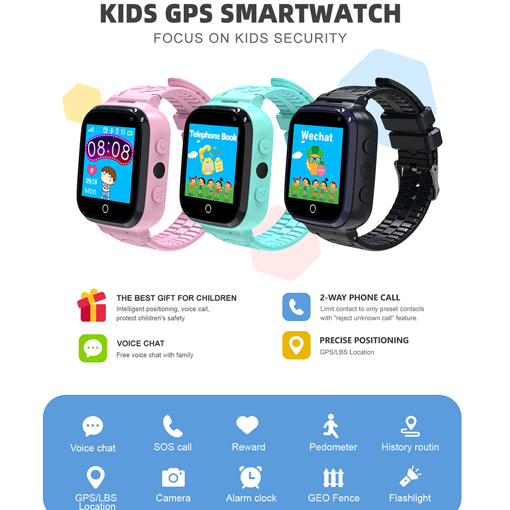 New Kids Smart Watch GPS Track - đánh giá và giá Smartwatch Watches For Kids With Gps