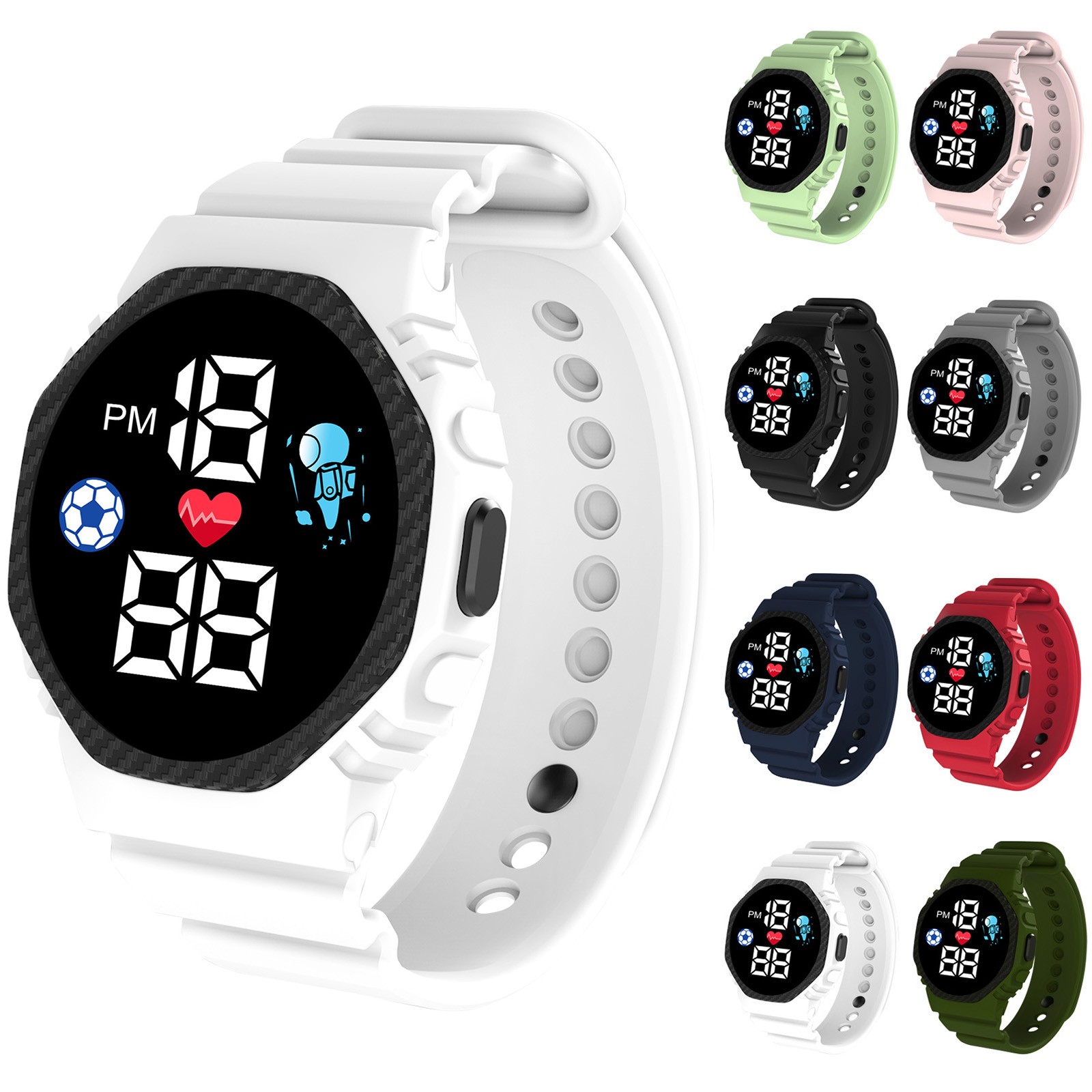Multi-color Smart Watch For Ki - đánh giá và giá Smartwatch Digital Watches For Kid Girl