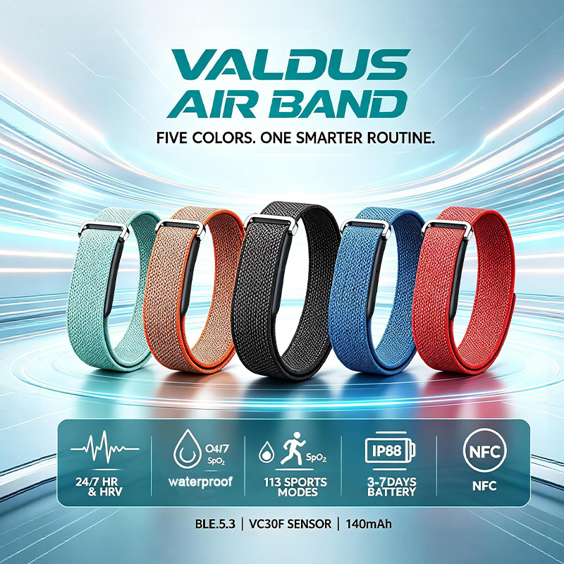 VALDUS Air Band Smart Bracelet - đánh giá và giá Smartwatch Watches Price