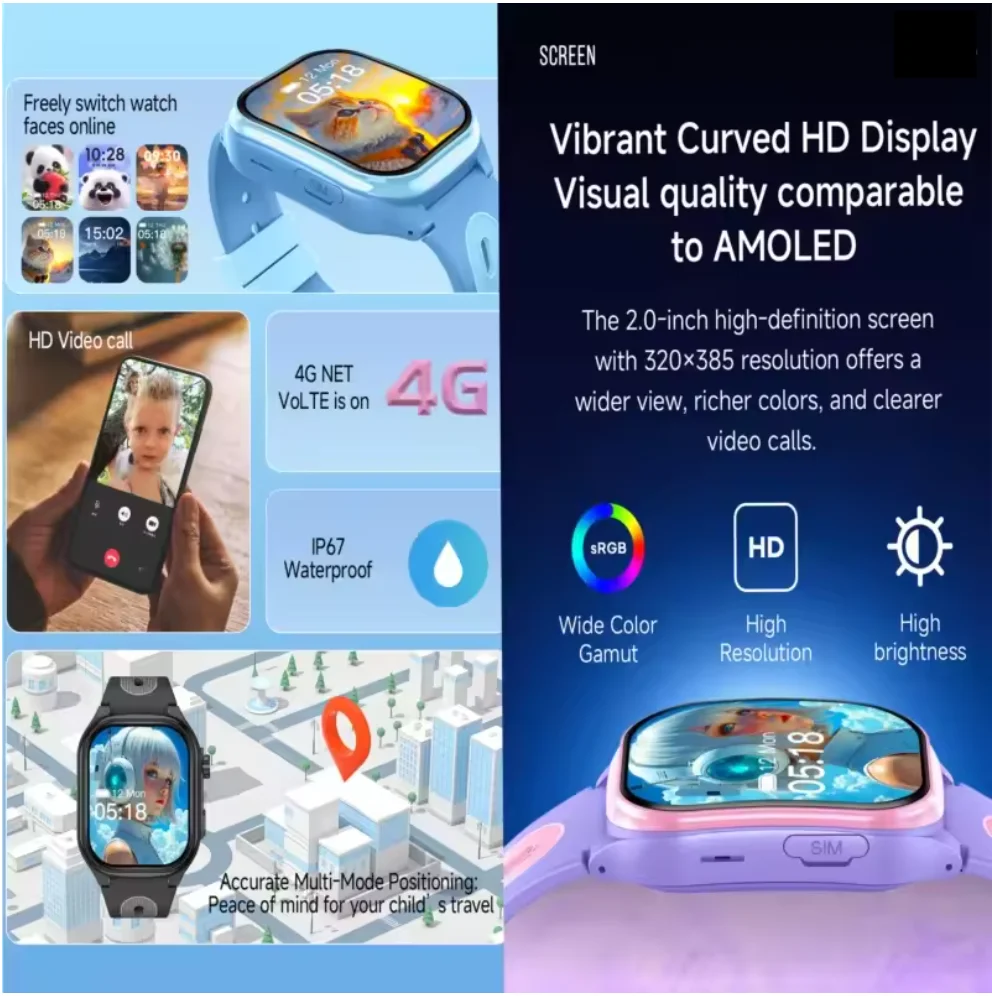 4G Kids Smart Watch Child Watc - đánh giá và giá Smartwatch Watches For Kids With Gps