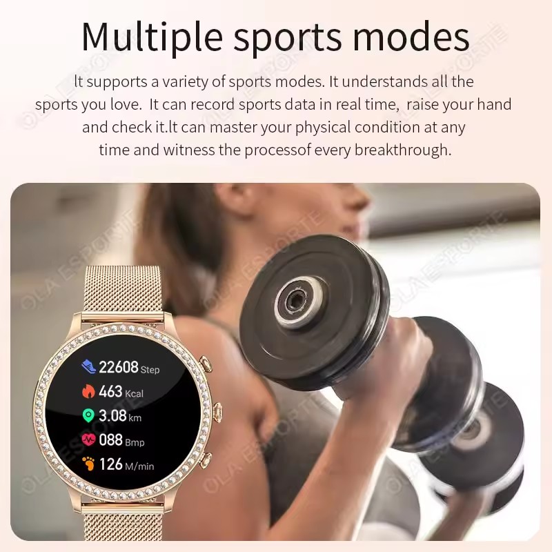 Elegant Ladies' Smartwatch Blu - đánh giá và giá Watches Ladies Smartwatch